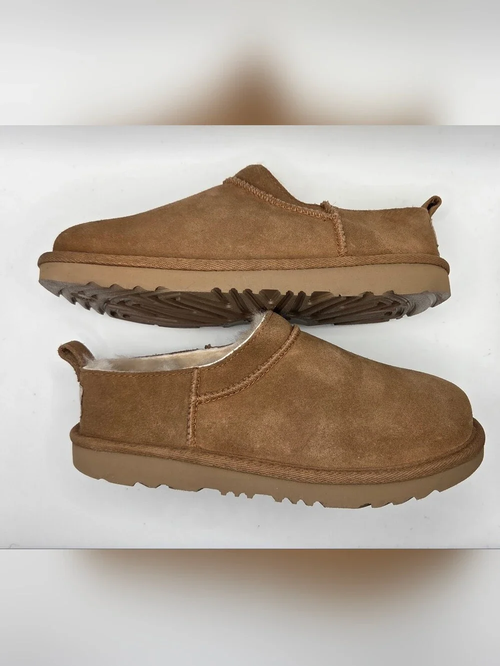 UGG Ultra Mini Classic Slip-On Bootie Kids Size 3 Chestnut